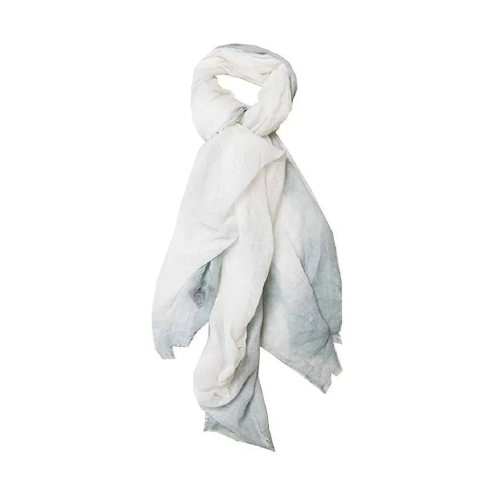 Cejon Ombre Edge Solid Day Wrap in White/Sage, Retail $28.00